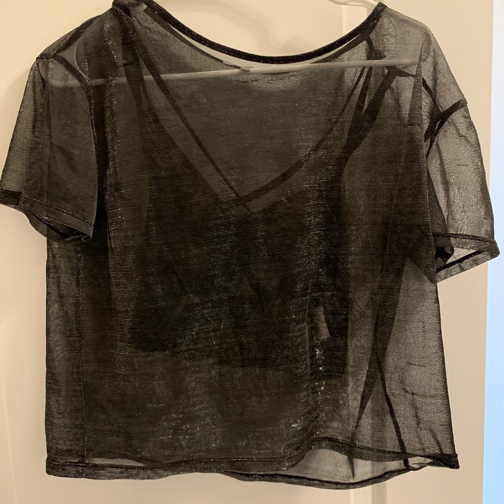 charlotte russe mesh top